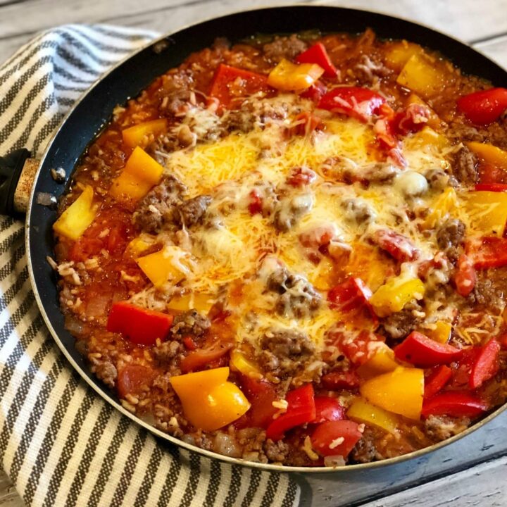 one pot unstuffed peppers