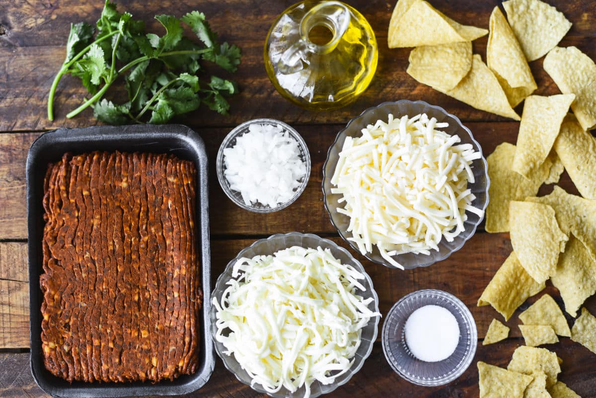 ingredients for Queso Fundido