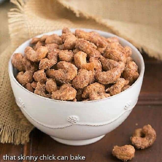 spicy sugared cashews