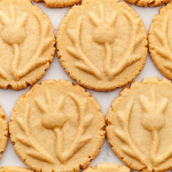 brown sugar shortbread cookies