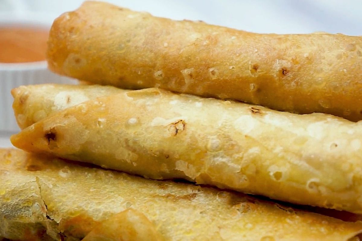 Homemade Chicken Spring Rolls