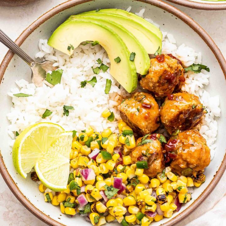 honey chicken meatballs