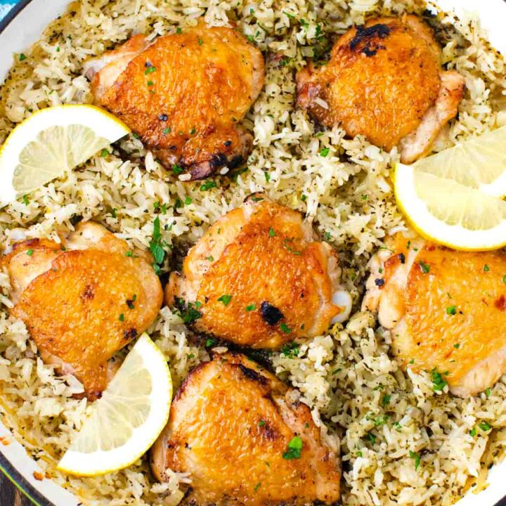 one pan italian chicken and rice