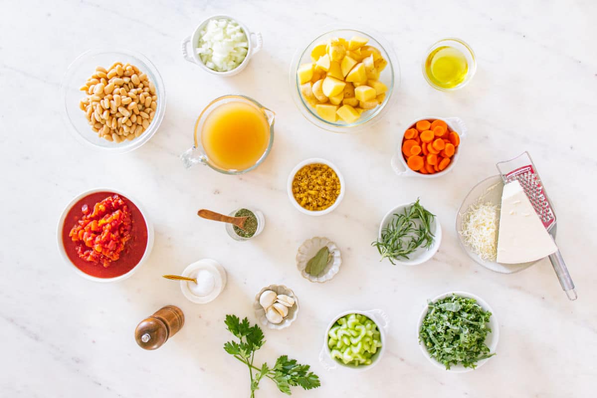 ingredients for winter minestrone