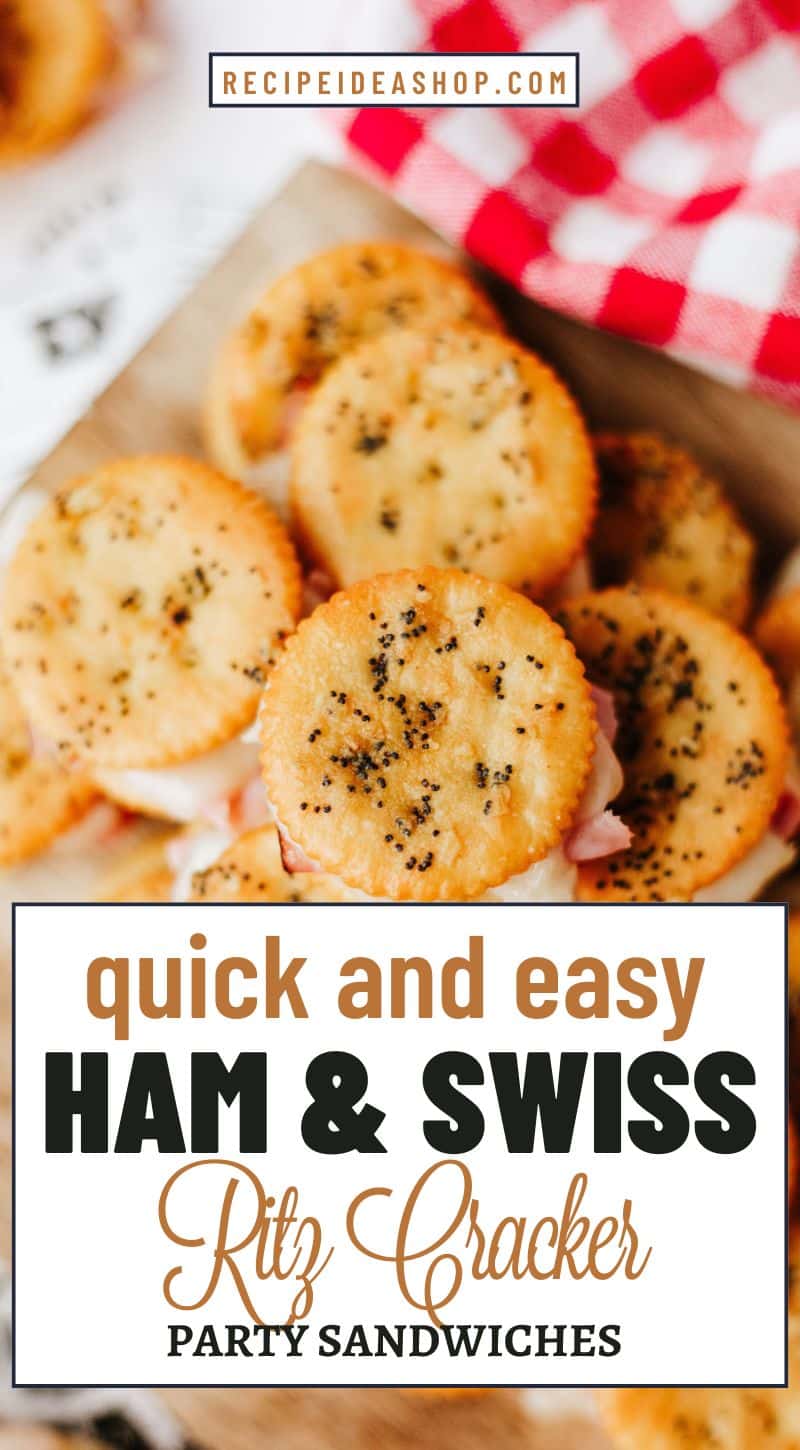 ritz cracker party sandwiches