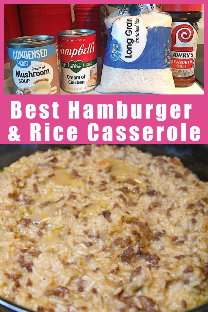 Our family loves this hamburger and rice casserole