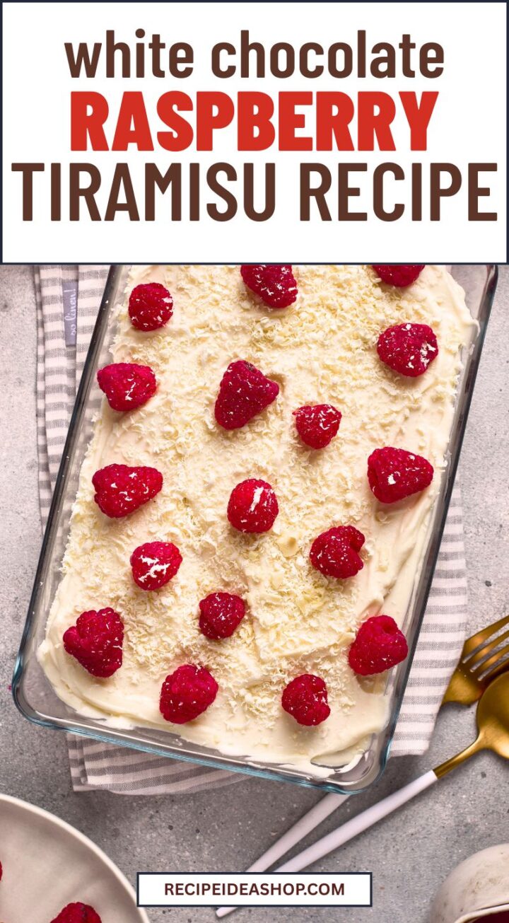 white chocolate raspberry tiramisu