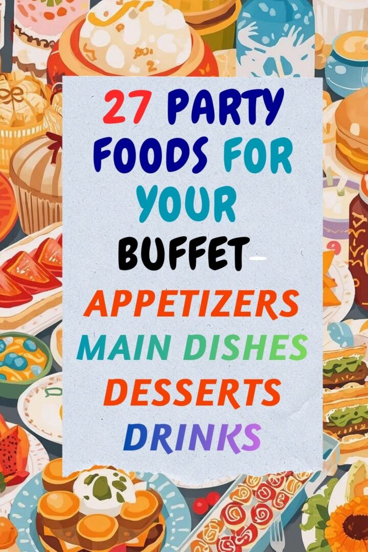 Party Foods: Appetizers, Main Dishes, Desserts, and Drinks For The Perfect Buffet